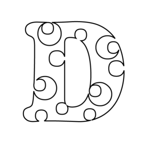 Bubble Font D